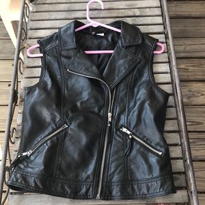 Leather vest